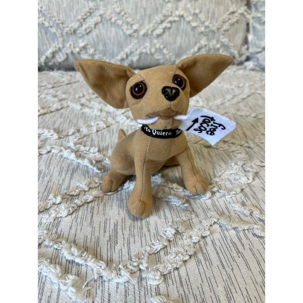 Taco Bell Yo Quiero Chihuahua Plush Stuffed Animal Dog Applause